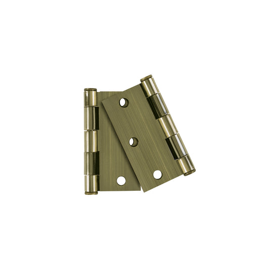 Bolsa c/2 bisagras cuadradas de 3' acero laton antiguo, plan Caja con 6, 49599