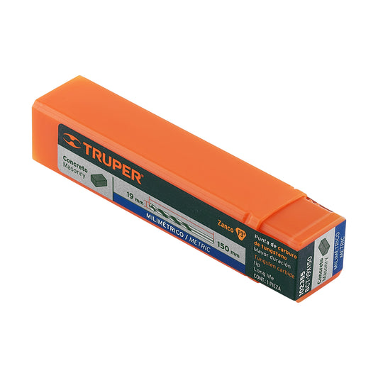 Broca para concreto 19 x 150 mm, Truper, 102355