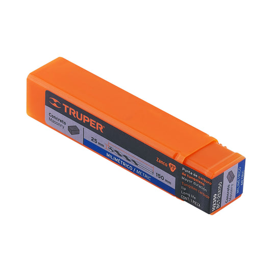 Broca para concreto 25 x 150 mm, Truper, 102359