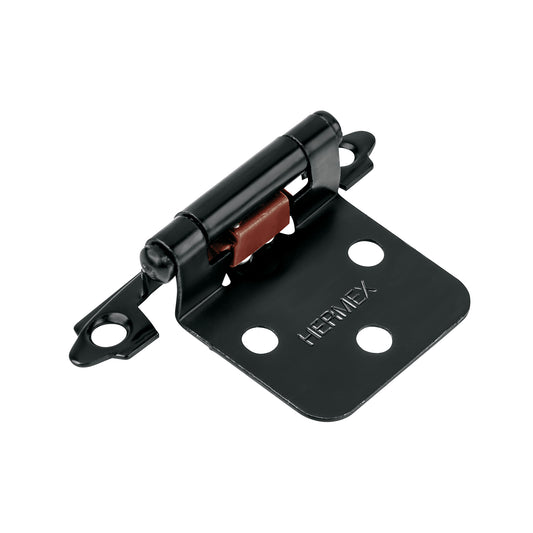 Bolsa con 2 bisagras parche de 7cm, negro, Hermex Caja con 20, 48455