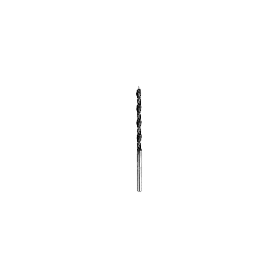 Broca con punta centradora para madera 1/8', TRUPER Caja con 12, 101626