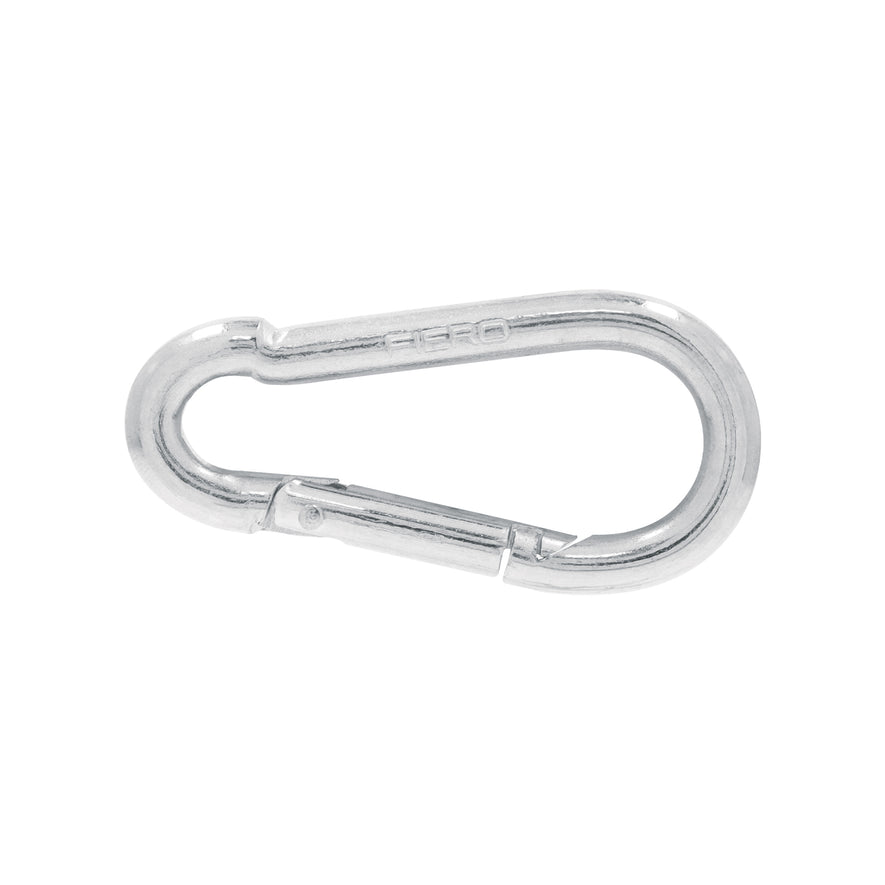 Bandola mosquetón de acero 1/4', Fiero Caja con 12, 44038