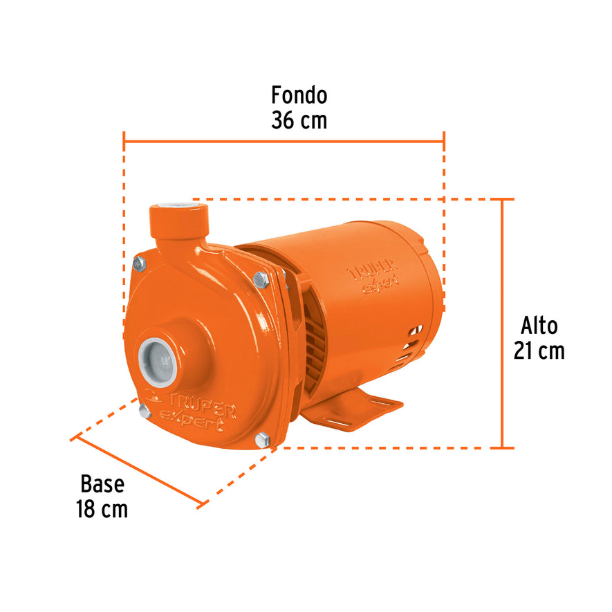 Bomba centrífuga para agua, 1 HP, Truper Expert, 100433
