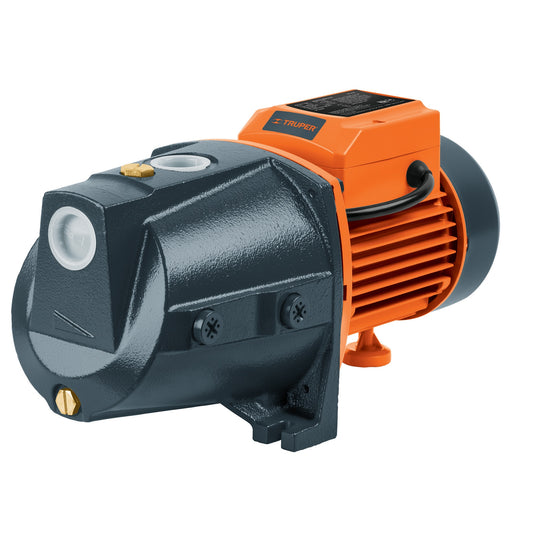 Bomba eléctrica tipo jet para agua, hierro, 1/2 HP, Truper, 12407