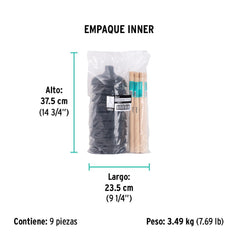 Bomba destapacaños de 15 cm, Klintek Caja con 9, 55850