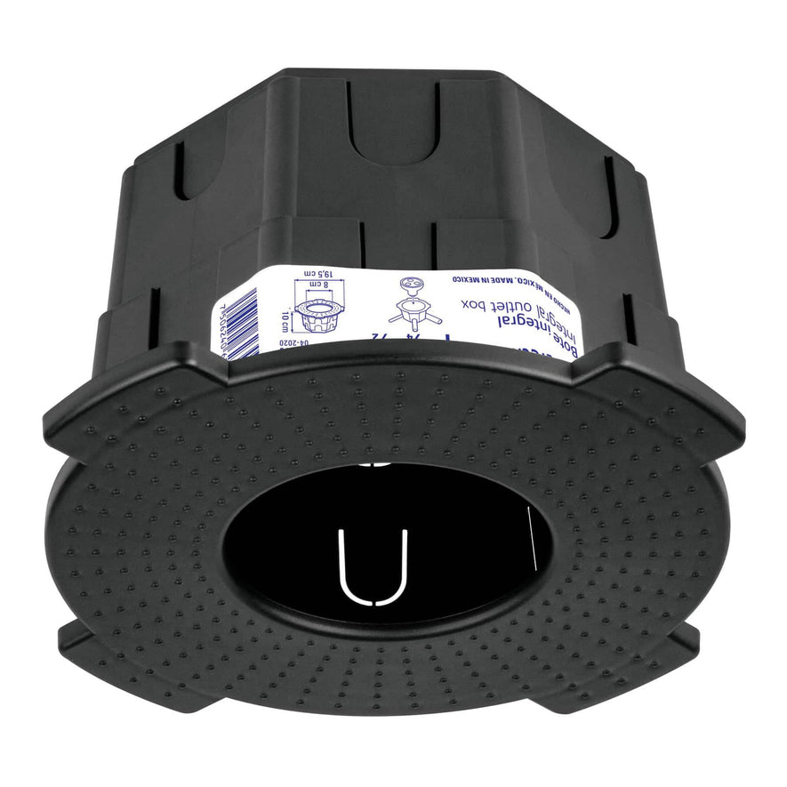 Bote integral de 10 cm, aro interno de 8 cm, Volteck Caja con 5, 48374