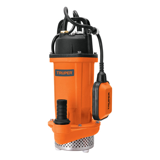 Bomba sumergible hierro fundido, agua limpia, 1/2 HP, TRUPER, 100169