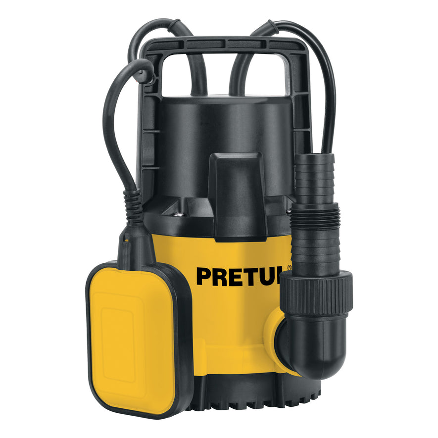 Bomba sumergible plástica, 1/2 HP para agua limpia, Pretul, 27195