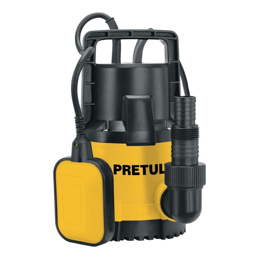 Bomba sumergible plástica, 3/4 HP para agua limpia, Pretul, 27196