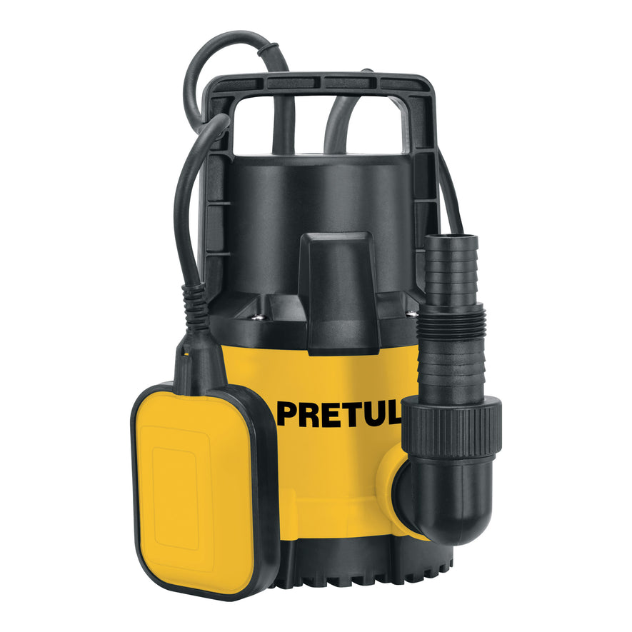 Bomba sumergible plástica, 3/4 HP para agua limpia, Pretul, 27196