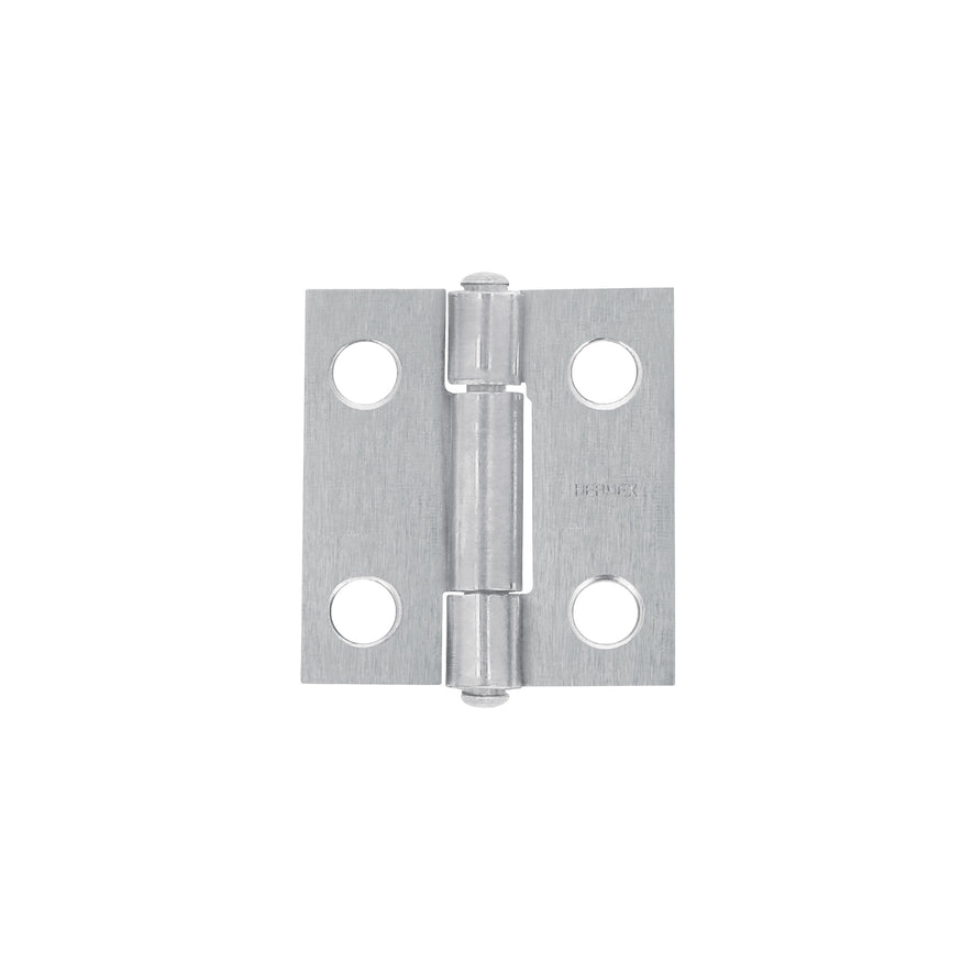 Bisagra rectangular 1' acero pulido, Hermex Caja con 20, 43185