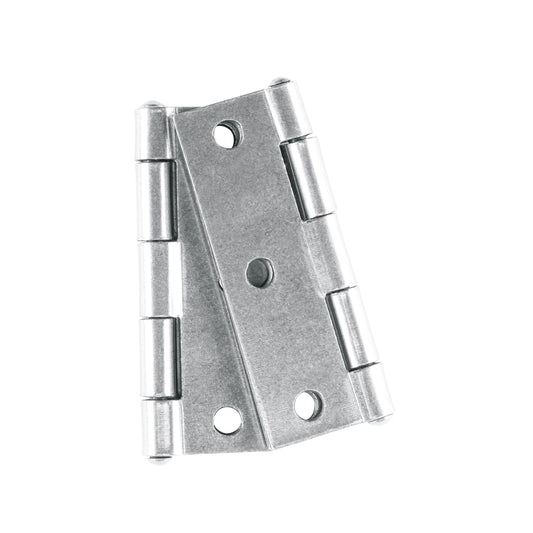 Bolsa con 2 bisagras rectangulares 3', acero pulido Caja con 6, 45685