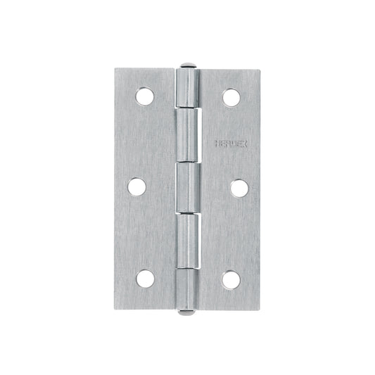 Bisagra rectangular 3-1/2' acero pulido, Hermex Caja con 10, 43190