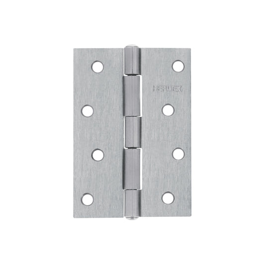 Bisagra rectangular 4' acero pulido, Hermex Caja con 10, 43191
