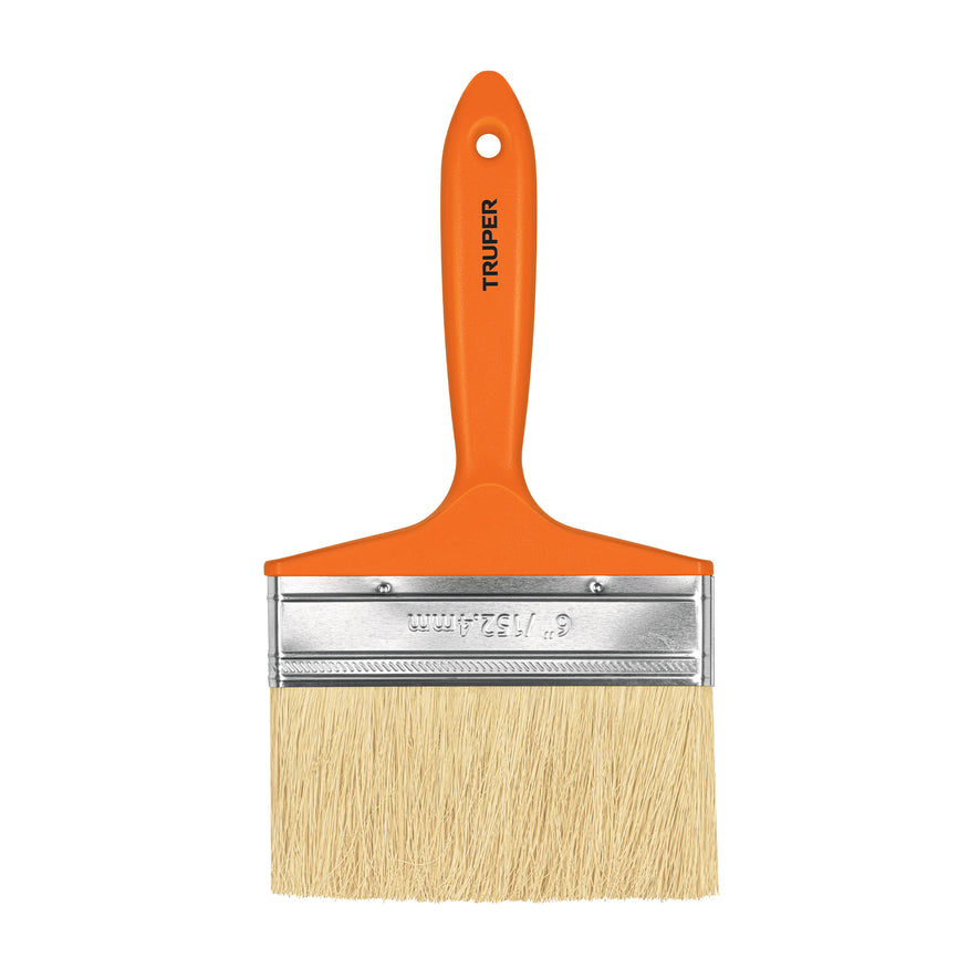 Brocha para encalar e impermeabilizar de 6', mango plástico Caja con 6, 14494