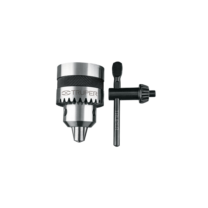 Broquero 1/2' c/llave p/taladro d/piso TAPI-8, TRUPER Caja con 2, 15477