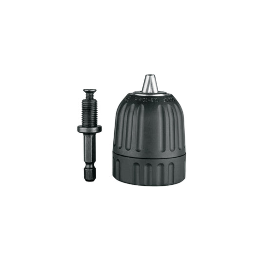 Broquero 3/8' s/llave, c/adaptador Hex 1/4' p/destornillador Caja con 2, 102474