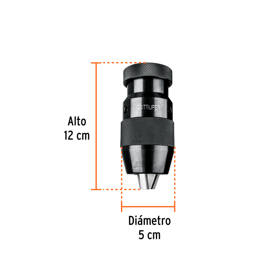 Broquero 5/8' s/llave p/taladro d/piso TAPI-13/15/17,TRUPER, 15478