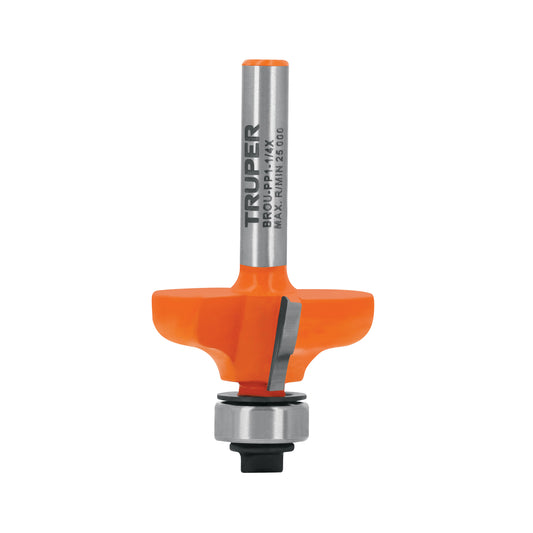 Broca para router, pecho paloma, 1-1/4' con balero, Truper Caja con 3, 102727