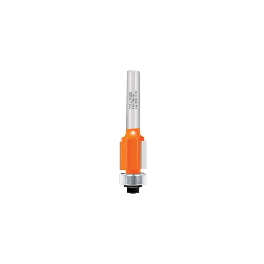Broca para router, corte recto, 1/2' con balero, Truper Caja con 3, 11444