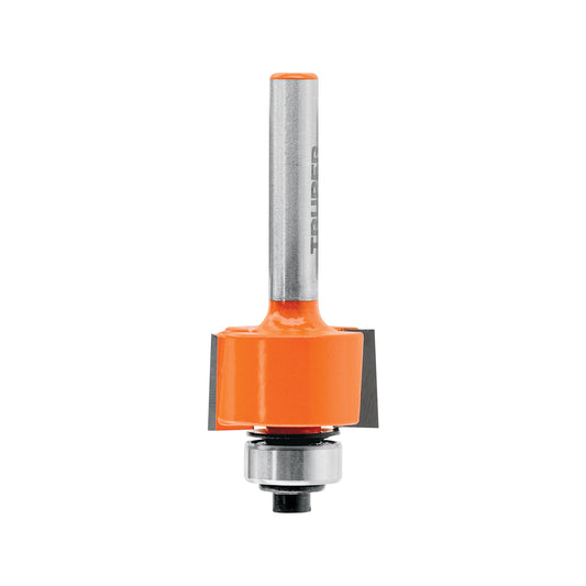 Broca para router, rebajado, 7/8' con balero, Truper Caja con 3, 102724