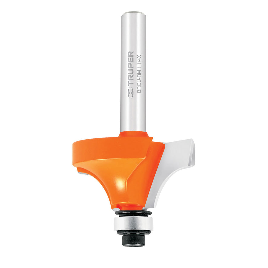 Broca para router, redondeado con moldura, 1-1/4' con balero Caja con 3, 11473