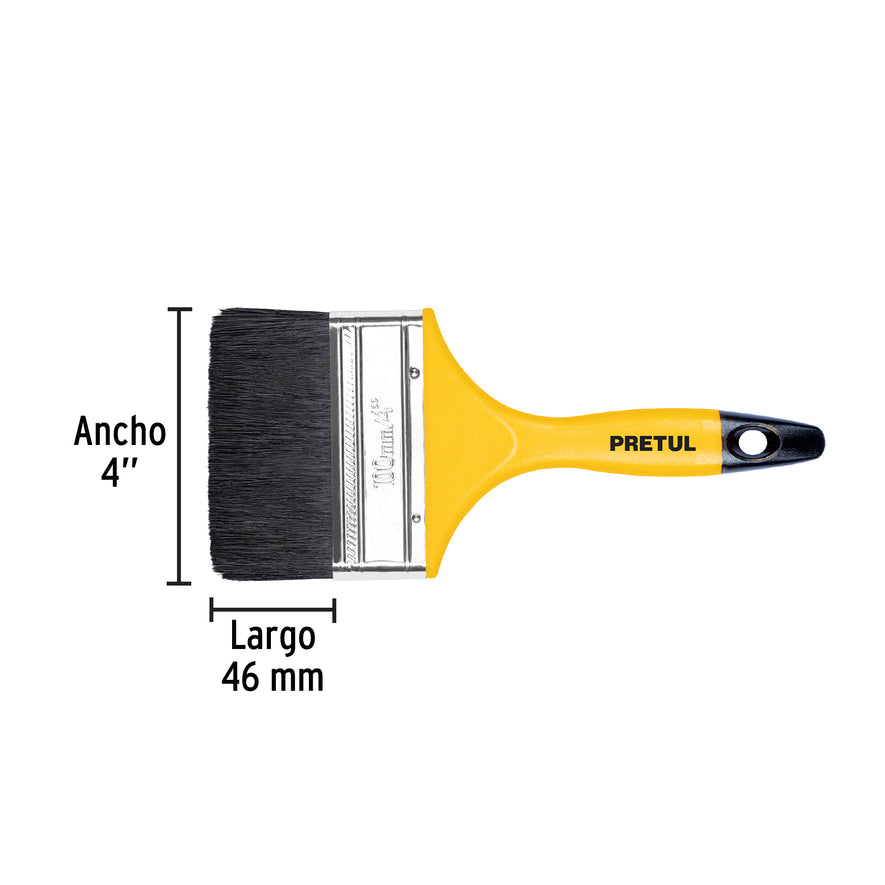 Brocha uso general de 4' con mango de plástico, Pretul Caja con 12, 21529