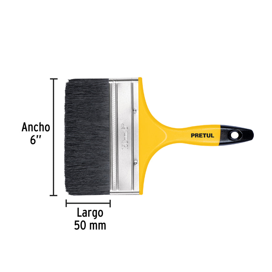Brocha uso general de 6' con mango de plástico, Pretul Caja con 12, 21531