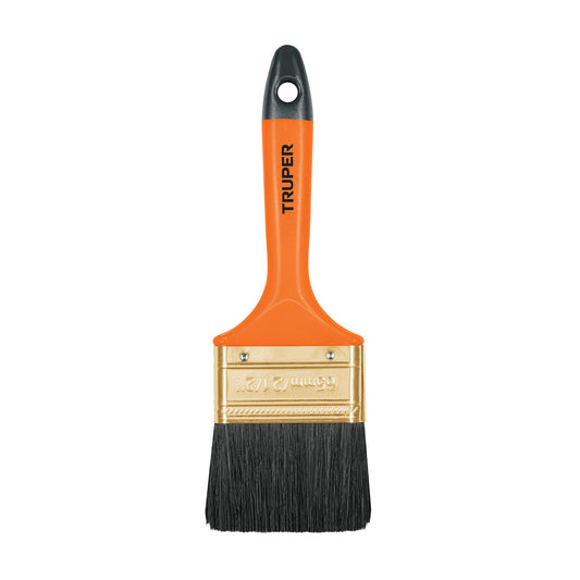 Brocha profesional de 2-1/2' con mango de plástico, Truper Caja con 6, 14484