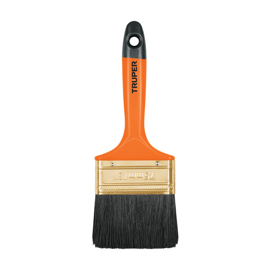 Brocha profesional de 3' con mango de plástico, Truper Caja con 6, 14485