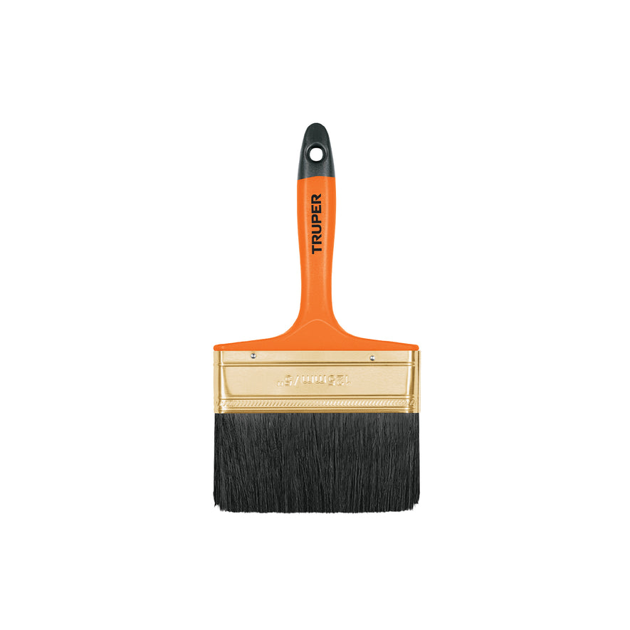 Brocha profesional de 5' con mango de plástico, Truper Caja con 6, 14487