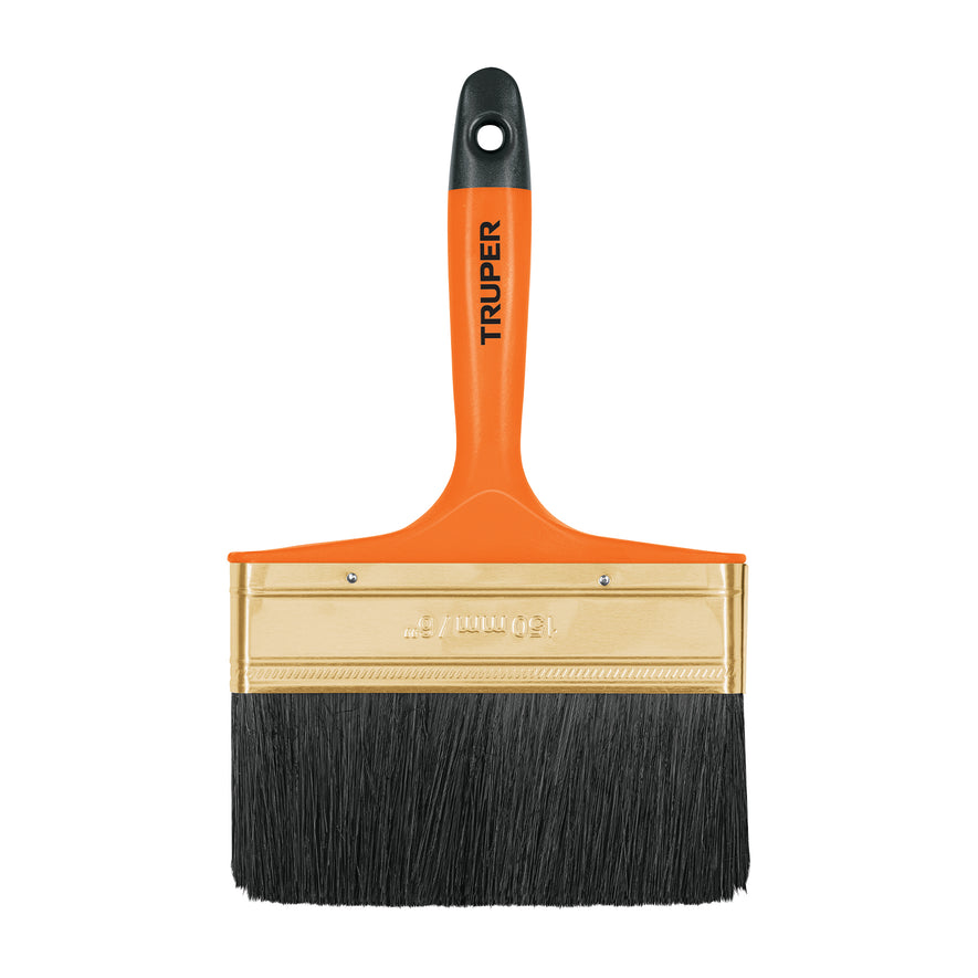 Brocha profesional de 6' con mango de plástico, Truper Caja con 6, 14488
