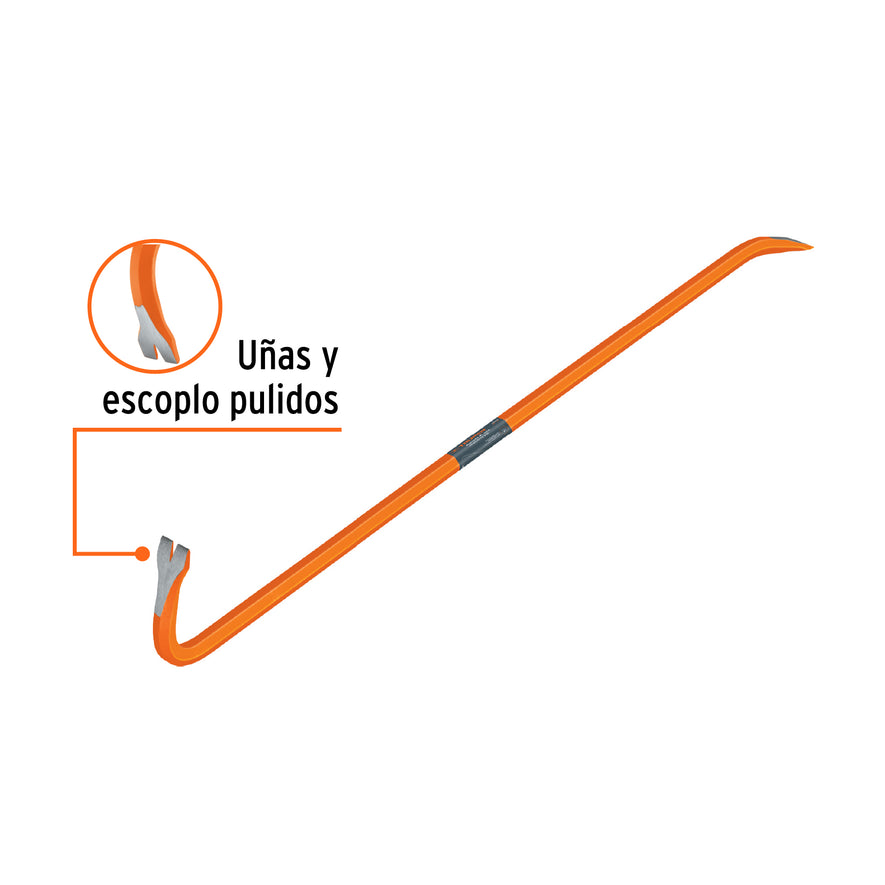 Barreta de uña de 1' x 120 cm, Truper, 10874