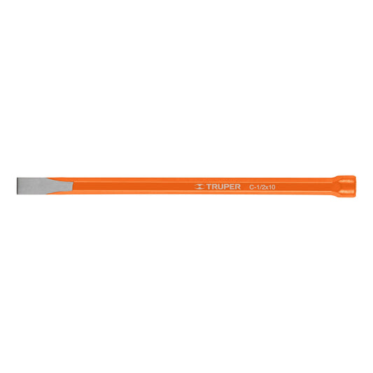 Cincel de corte frío de 1/2 X 10', Truper Caja con 6, 12121