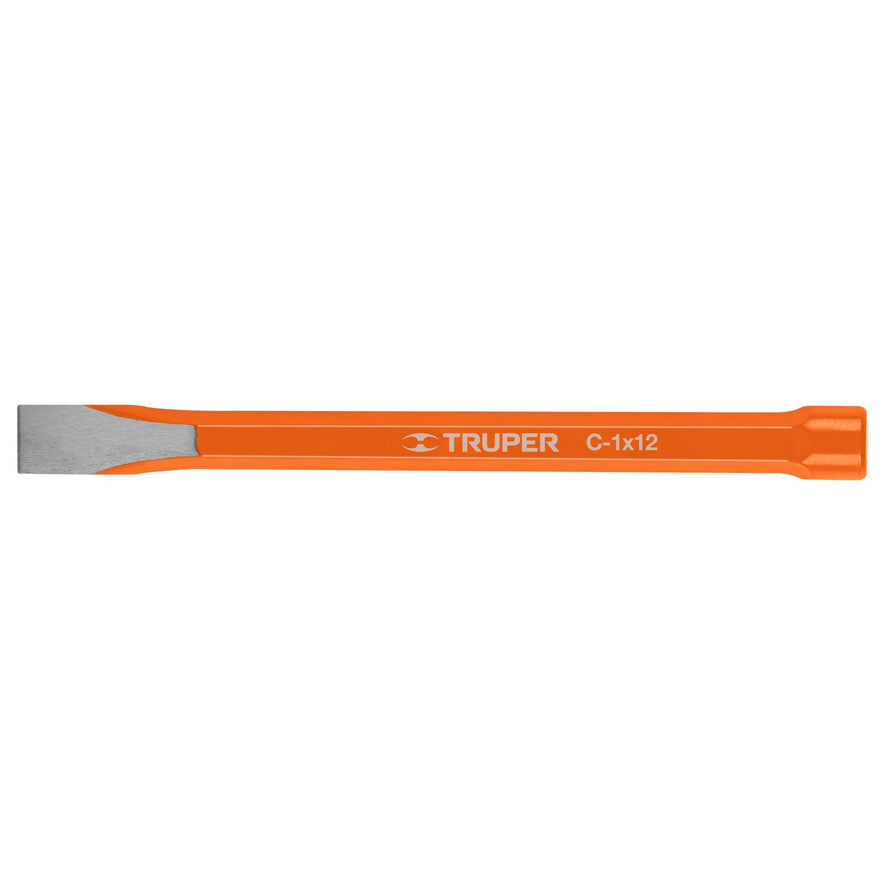 Cincel de corte frío de 1 X 12', Truper Caja con 6, 12166