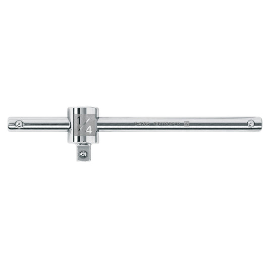 Barra corrediza para dados cuadro 1/4', Truper Caja con 3, 13217