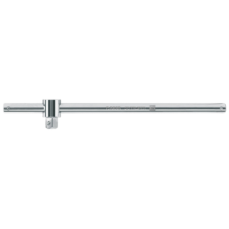 Barra corrediza para dados cuadro 3/4', Truper, 13912