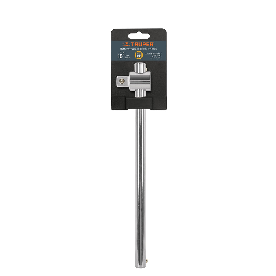 Barra corrediza para dados cuadro 3/4', Truper, 13912