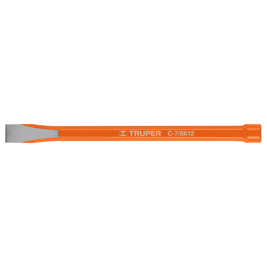 Cincel de corte frío de 7/8 X 12', Truper Caja con 6, 12157