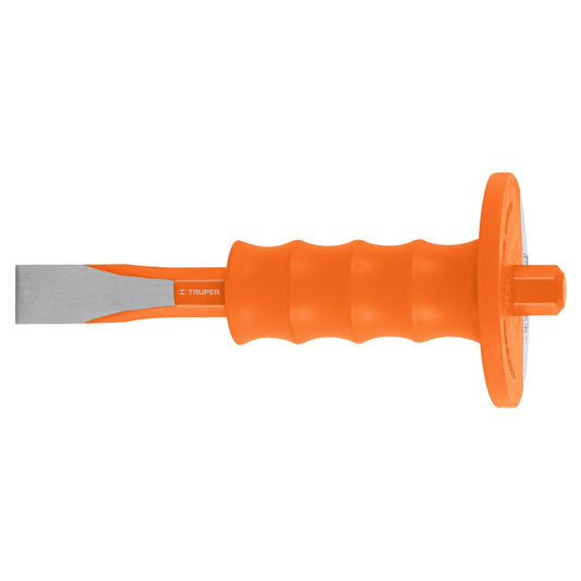 Cincel de corte frío 7/8 x 8' con grip, Truper Caja con 4, 12277