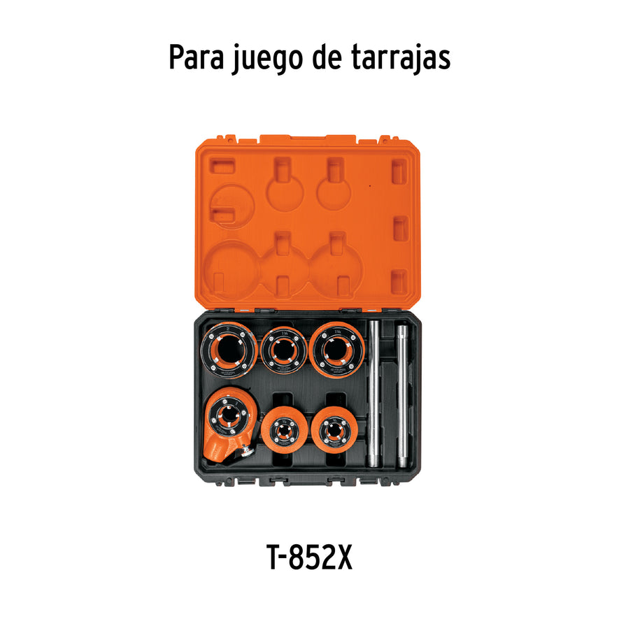 Cabezal para dados T-852X, con maneral, Truper Expert, 14339