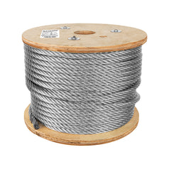 Metro de cable flexible 1/2' de acero 7x19 hilos, 75 m Caja con 75, 48819