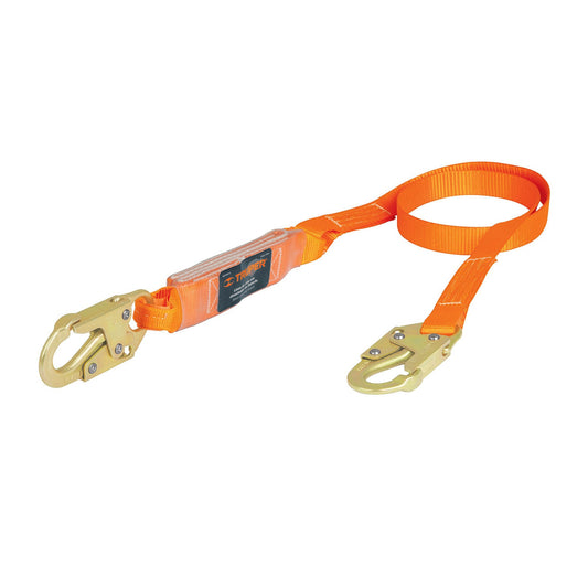 Línea de vida 1.8m cinta políéster, absorbedor impacto, ANSI, 10510
