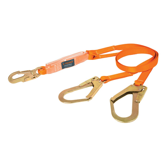 Línea de vida absorbedor impacto, doble brazo, gancho grande, 14454