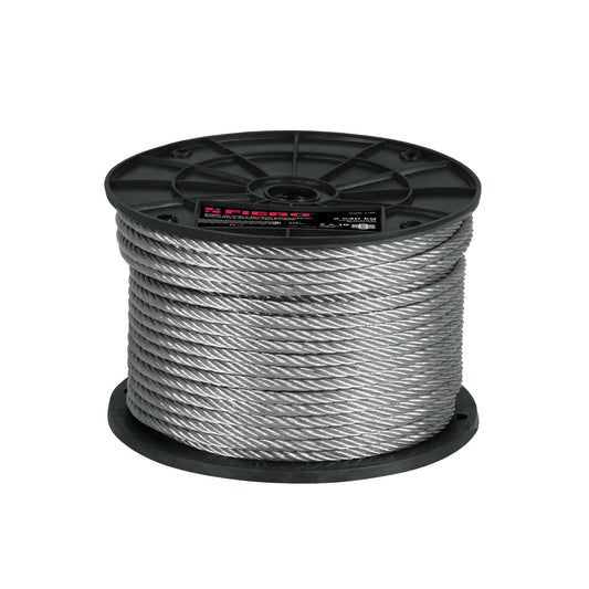 Metro de cable flexible 1/8' de acero 7x19 hilos, 75 m Caja con 75, 44211