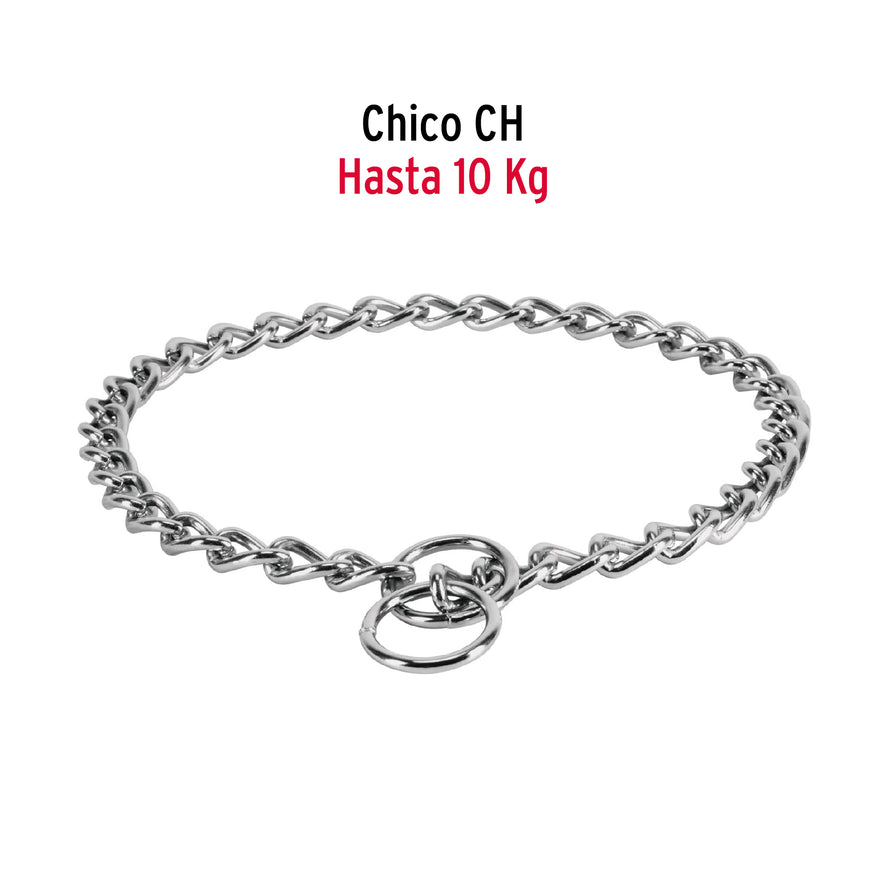 Collar de entrenamiento para perro, 45 cm, eslabón 2.5 mm Caja con 12, 44290