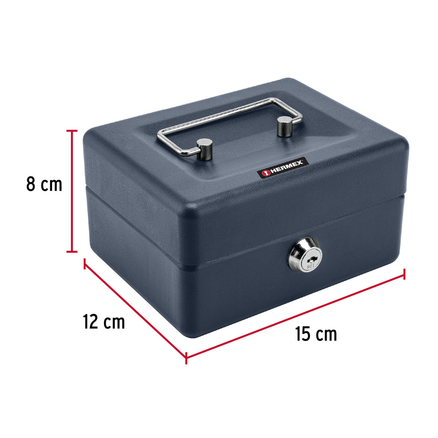 Caja para dinero, 15 cm, Hermex, 46798