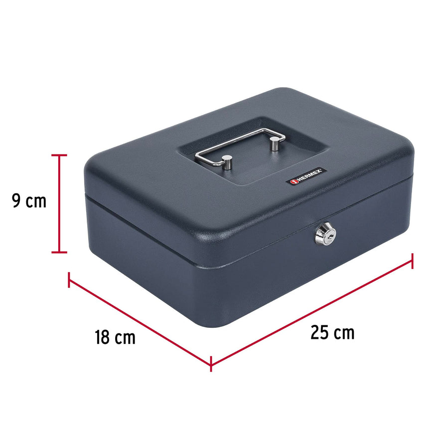 Caja para dinero, 25 cm, Hermex, 43075