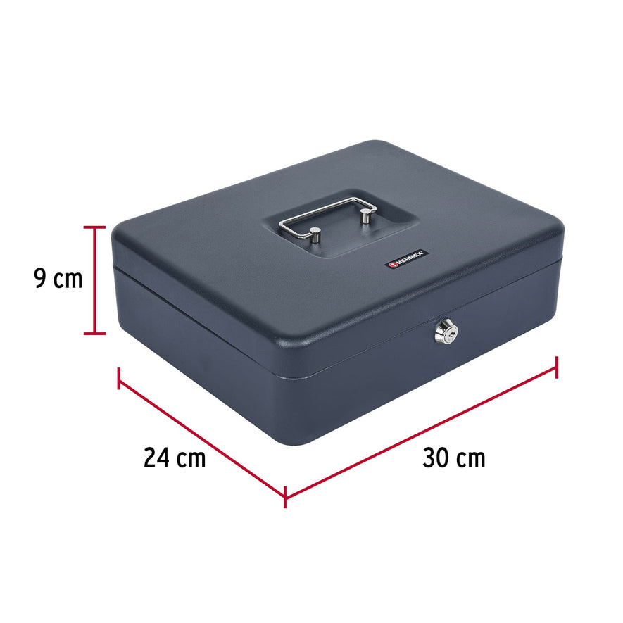 Caja para dinero, 30 cm, Hermex, 43076