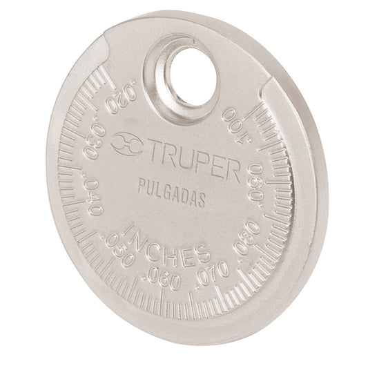 Calibrador redondo para bujías, Truper Caja con 6, 14398